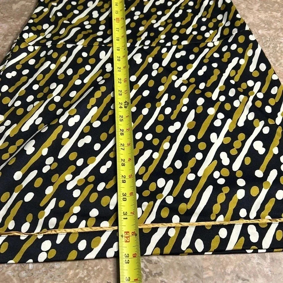 Japan dress,women size 36. Black, lined, long sleeve ,boat neck ,gold details EC - Picture 17 of 17